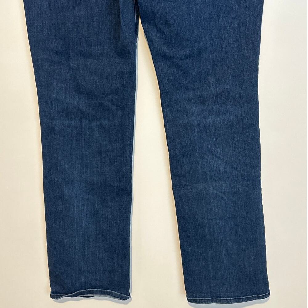 NYDJ Marilyn Straight Leg Jeans Lift Tuck Technology Blue Denim Stretch Sz 14 - Picture 8 of 11